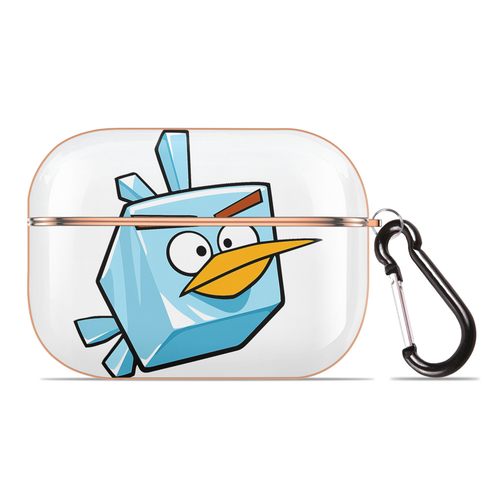 （画像用） Angry Birds アングリーバード 【AirPods Pro用】ハードシェル保護ケース｜耐衝撃・防指紋・カラビナ付き商品仕様