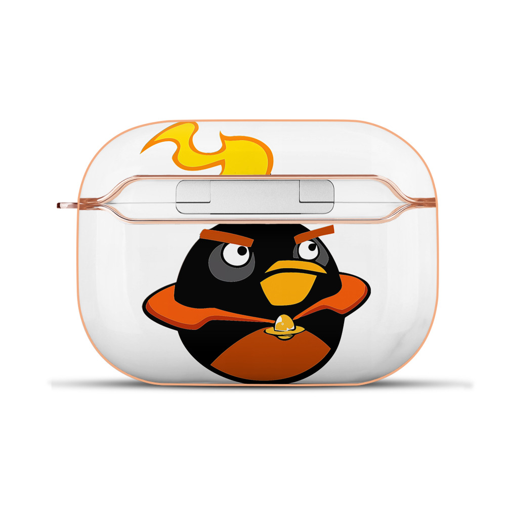 （画像用） Angry Birds アングリーバード 【AirPods Pro用】ハードシェル保護ケース｜耐衝撃・防指紋・カラビナ付き商品仕様