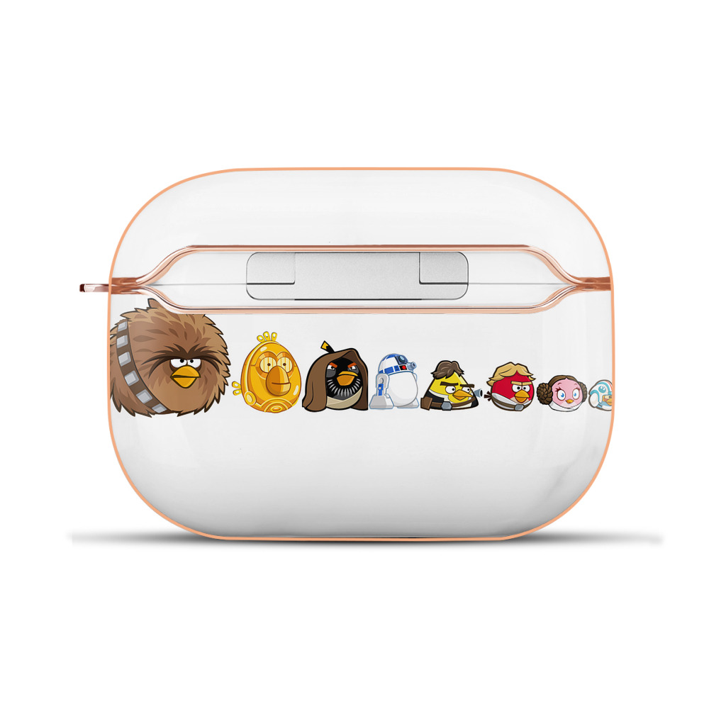 （画像用） Angry Birds アングリーバード 【AirPods Pro用】ハードシェル保護ケース｜耐衝撃・防指紋・カラビナ付き商品仕様