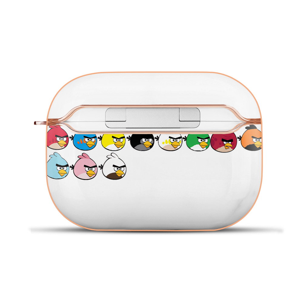 （画像用） Angry Birds アングリーバード 【AirPods Pro用】ハードシェル保護ケース｜耐衝撃・防指紋・カラビナ付き商品仕様