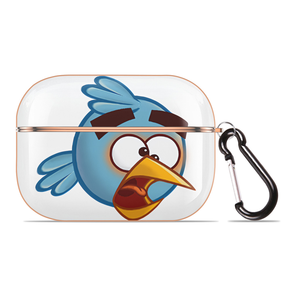 （画像用） Angry Birds アングリーバード 【AirPods Pro用】ハードシェル保護ケース｜耐衝撃・防指紋・カラビナ付き商品仕様