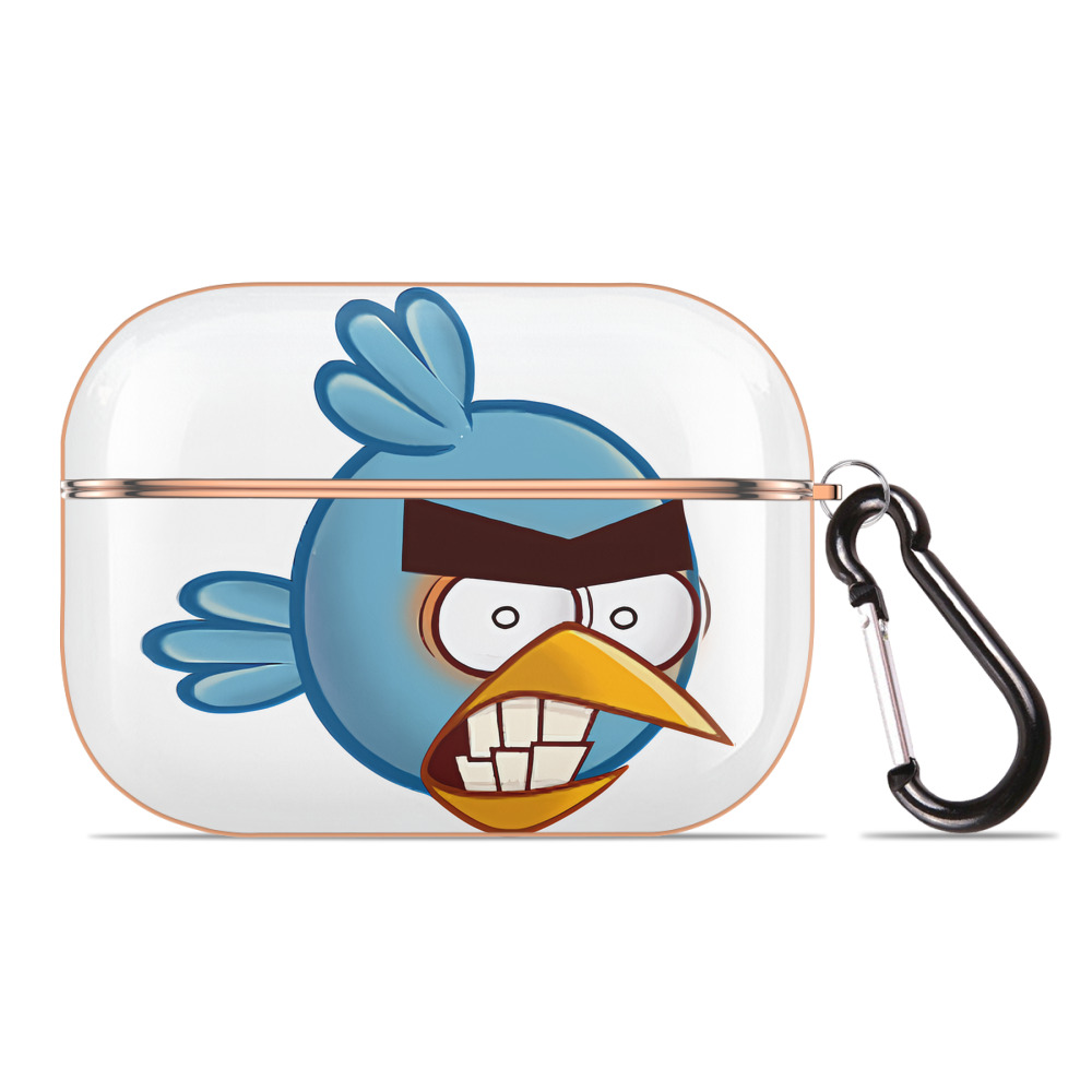（画像用） Angry Birds アングリーバード 【AirPods Pro用】ハードシェル保護ケース｜耐衝撃・防指紋・カラビナ付き商品仕様