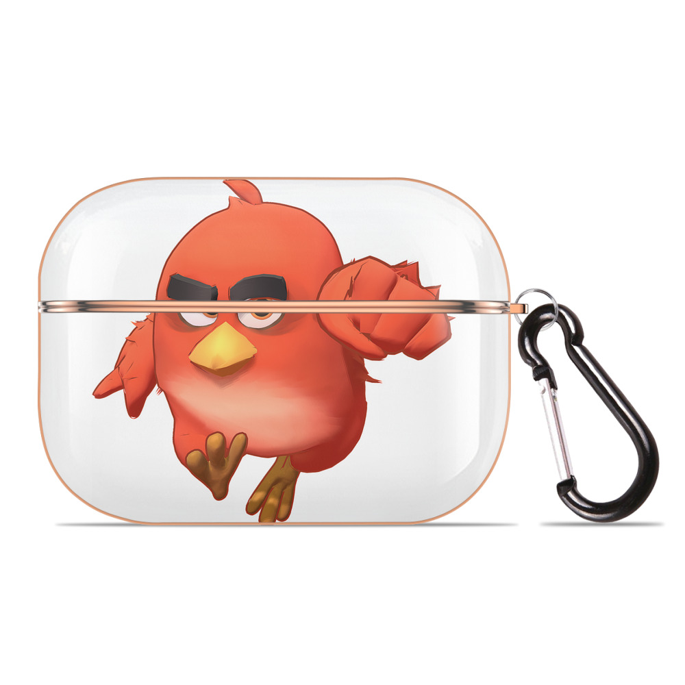 （画像用） Angry Birds アングリーバード 【AirPods Pro用】ハードシェル保護ケース｜耐衝撃・防指紋・カラビナ付き商品仕様