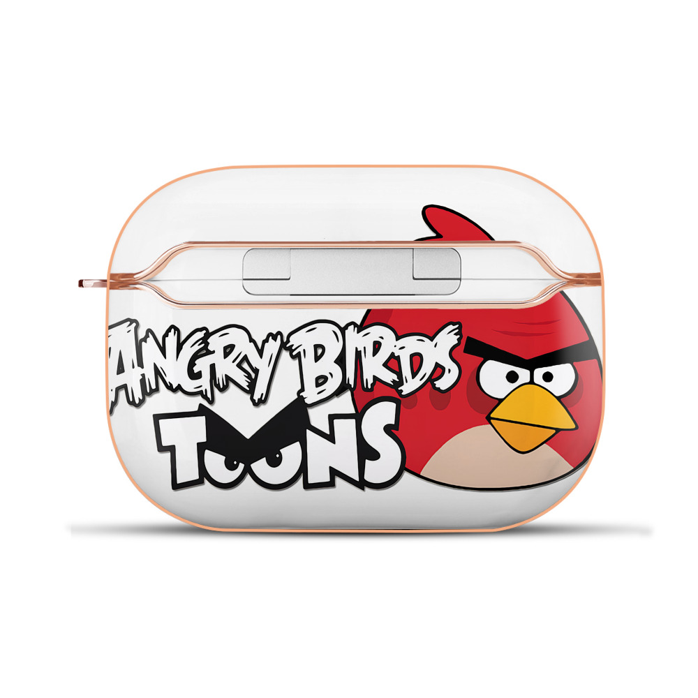 （画像用） Angry Birds アングリーバード 【AirPods Pro用】ハードシェル保護ケース｜耐衝撃・防指紋・カラビナ付き商品仕様