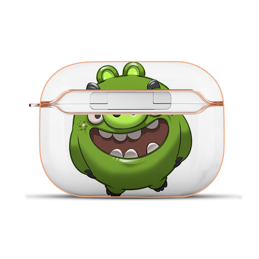 （画像用） Angry Birds アングリーバード 【AirPods Pro用】ハードシェル保護ケース｜耐衝撃・防指紋・カラビナ付き商品仕様