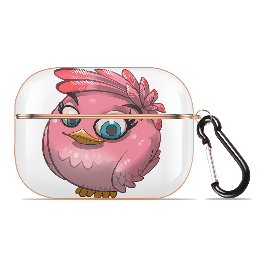 （画像用） Angry Birds アングリーバード 【AirPods Pro用】ハードシェル保護ケース｜耐衝撃・防指紋・カラビナ付き商品仕様