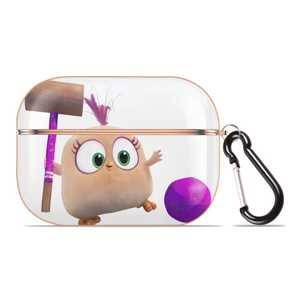 （画像用） Angry Birds アングリーバード 【AirPods Pro用】ハードシェル保護ケース｜耐衝撃・防指紋・カラビナ付き商品仕様