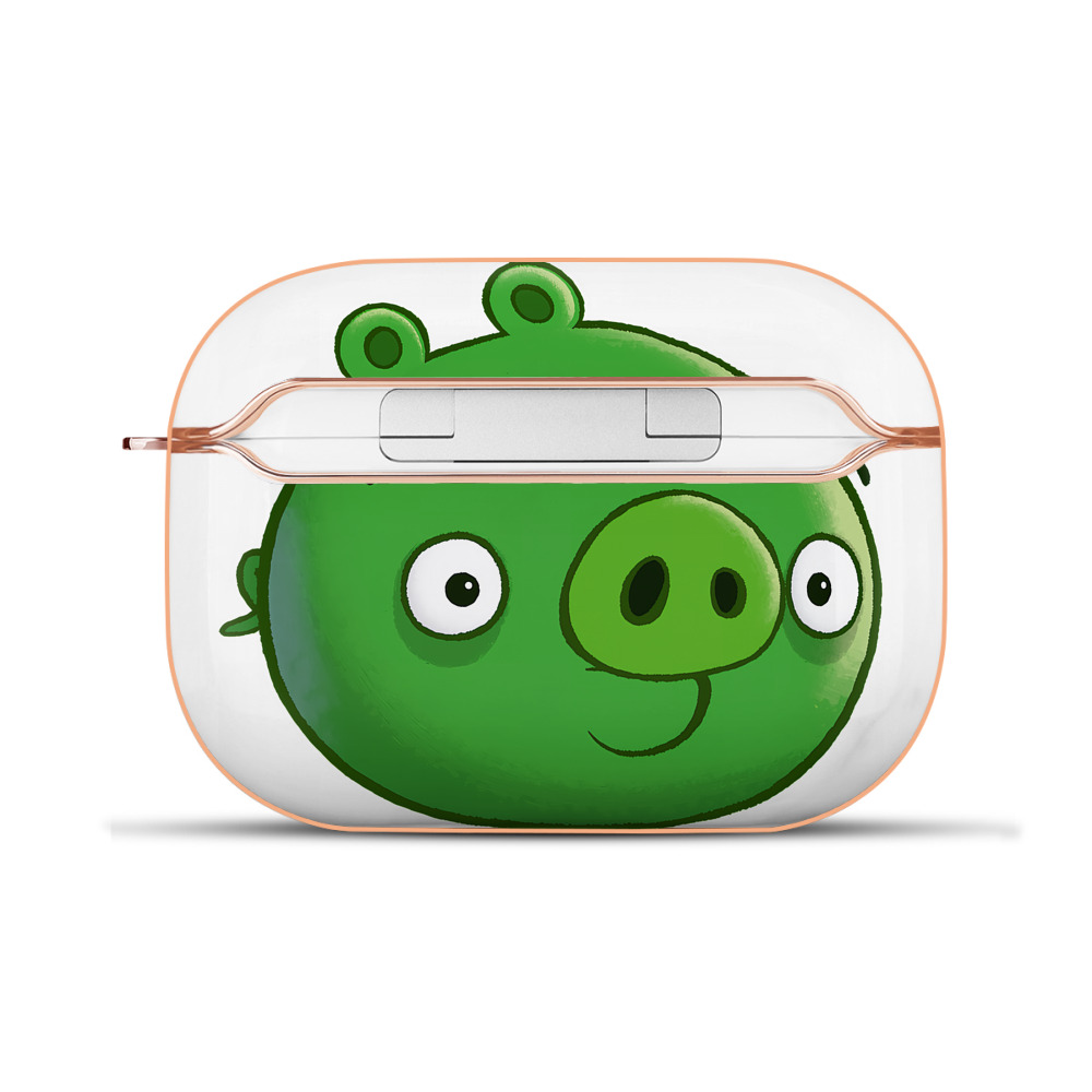 （画像用） Angry Birds アングリーバード 【AirPods Pro用】ハードシェル保護ケース｜耐衝撃・防指紋・カラビナ付き商品仕様