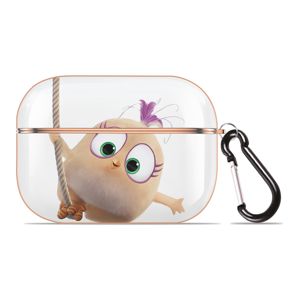（画像用） Angry Birds アングリーバード 【AirPods Pro用】ハードシェル保護ケース｜耐衝撃・防指紋・カラビナ付き商品仕様