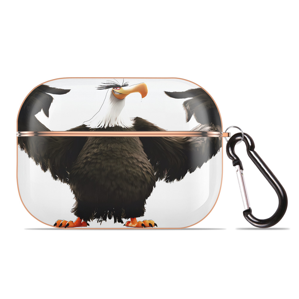 （画像用） Angry Birds アングリーバード 【AirPods Pro用】ハードシェル保護ケース｜耐衝撃・防指紋・カラビナ付き商品仕様