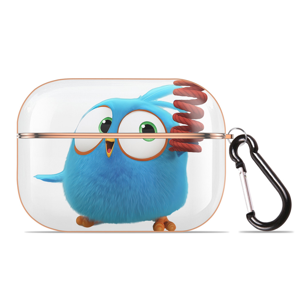 （画像用） Angry Birds アングリーバード 【AirPods Pro用】ハードシェル保護ケース｜耐衝撃・防指紋・カラビナ付き商品仕様