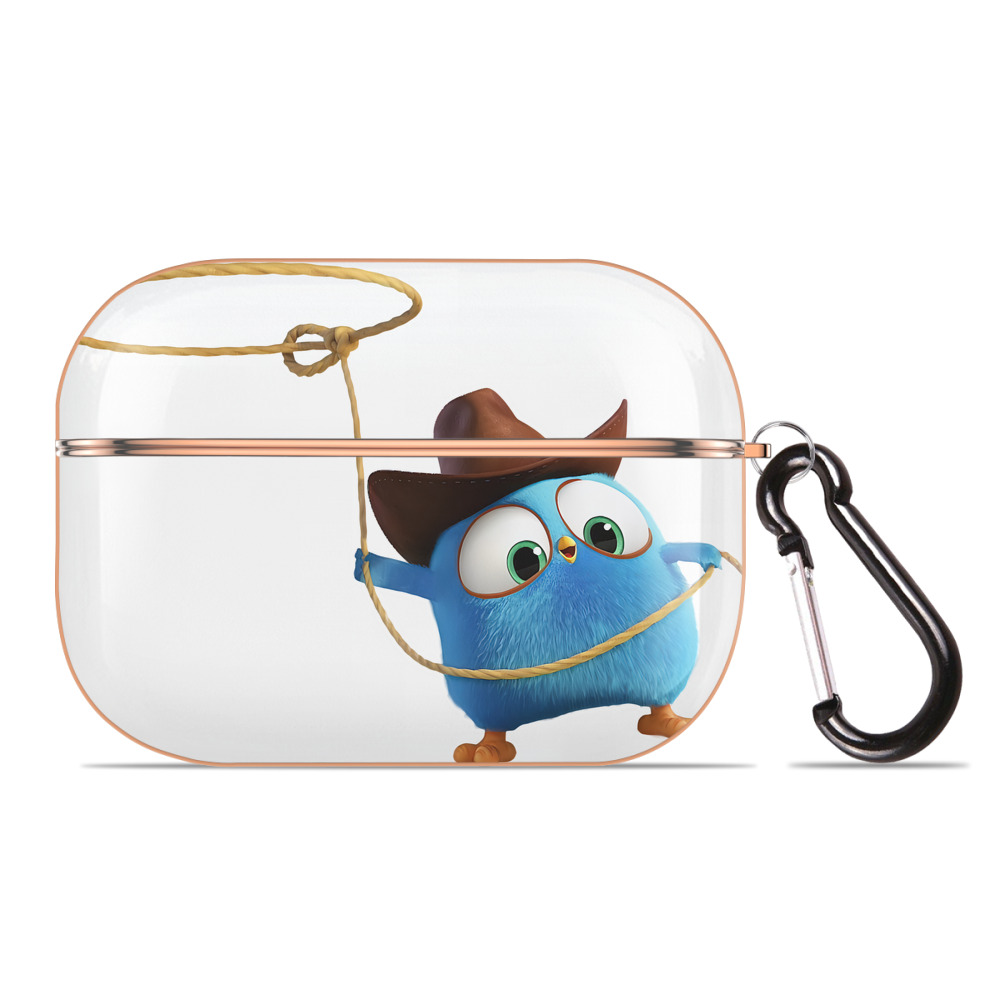 （画像用） Angry Birds アングリーバード 【AirPods Pro用】ハードシェル保護ケース｜耐衝撃・防指紋・カラビナ付き商品仕様