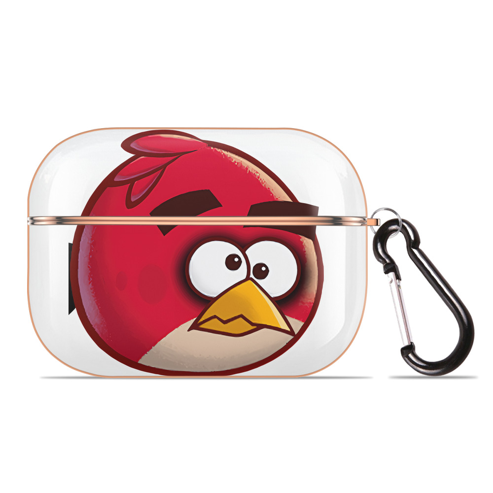 （画像用） Angry Birds アングリーバード 【AirPods Pro用】ハードシェル保護ケース｜耐衝撃・防指紋・カラビナ付き商品仕様