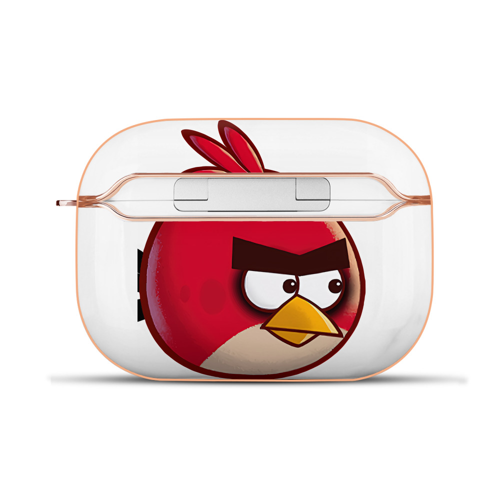 （画像用） Angry Birds アングリーバード 【AirPods Pro用】ハードシェル保護ケース｜耐衝撃・防指紋・カラビナ付き商品仕様