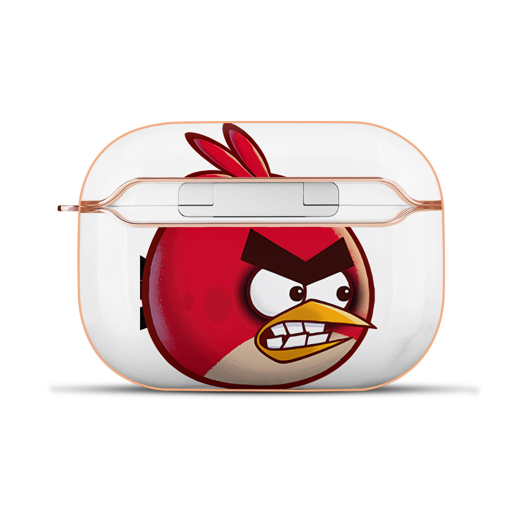 （画像用） Angry Birds アングリーバード 【AirPods Pro用】ハードシェル保護ケース｜耐衝撃・防指紋・カラビナ付き商品仕様
