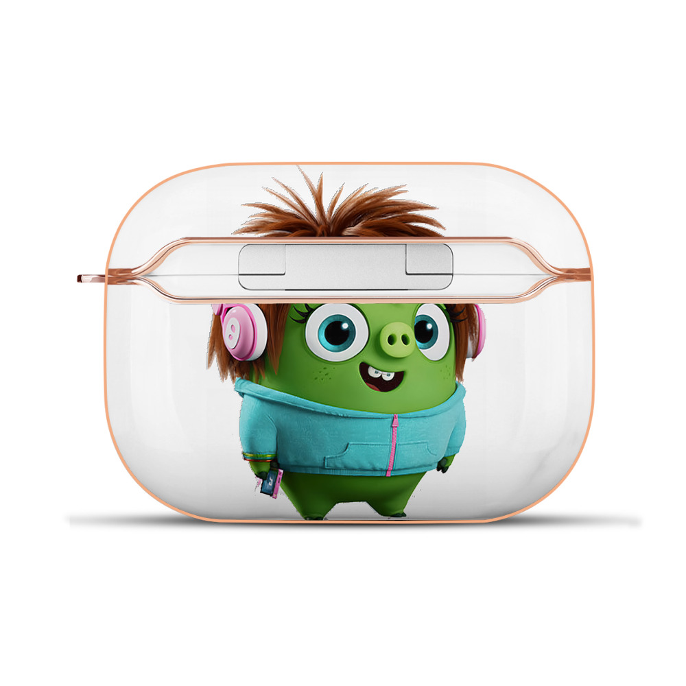 （画像用） Angry Birds アングリーバード 【AirPods Pro用】ハードシェル保護ケース｜耐衝撃・防指紋・カラビナ付き商品仕様