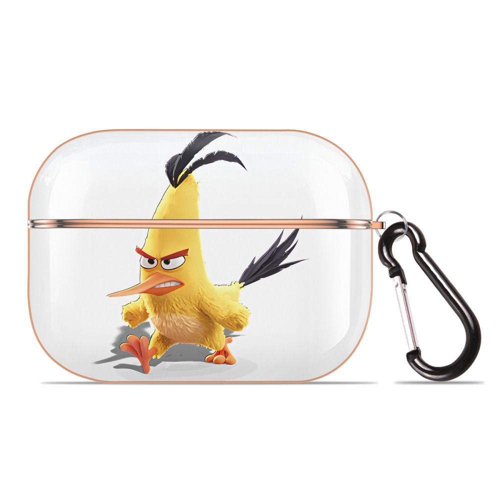 （画像用） Angry Birds アングリーバード 【AirPods Pro用】ハードシェル保護ケース｜耐衝撃・防指紋・カラビナ付き商品仕様