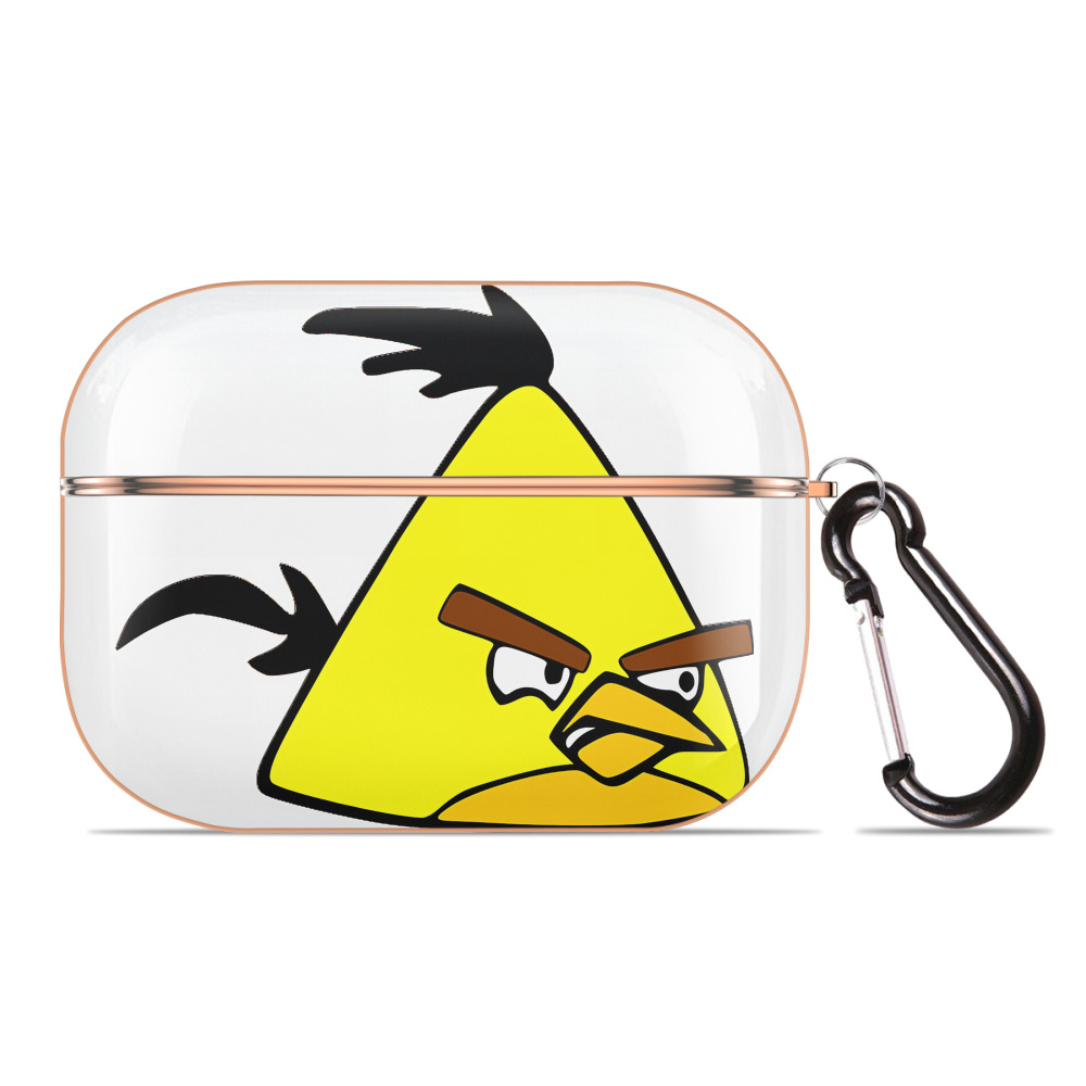 （画像用） Angry Birds アングリーバード 【AirPods Pro用】ハードシェル保護ケース｜耐衝撃・防指紋・カラビナ付き商品仕様