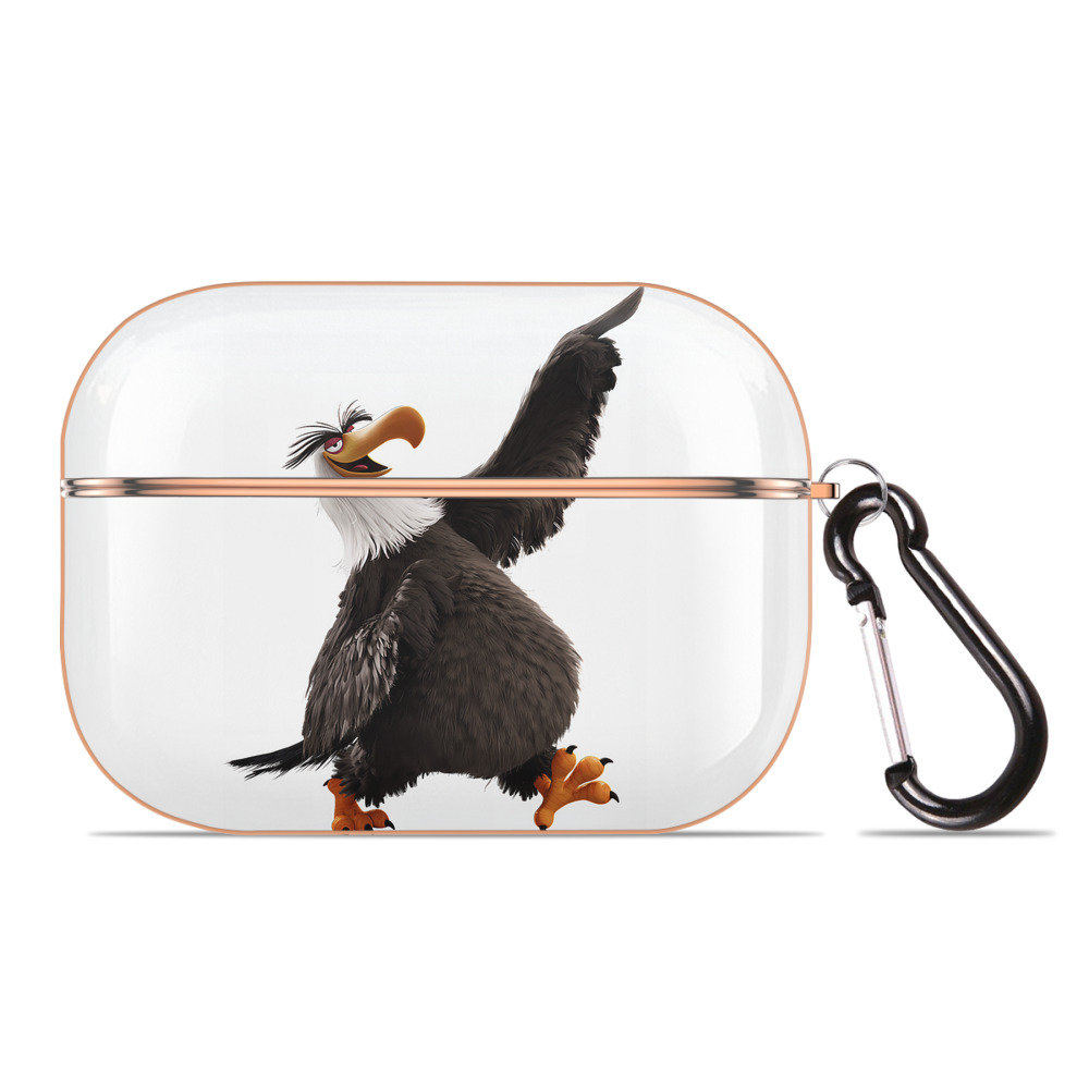 （画像用） Angry Birds アングリーバード 【AirPods Pro用】ハードシェル保護ケース｜耐衝撃・防指紋・カラビナ付き商品仕様