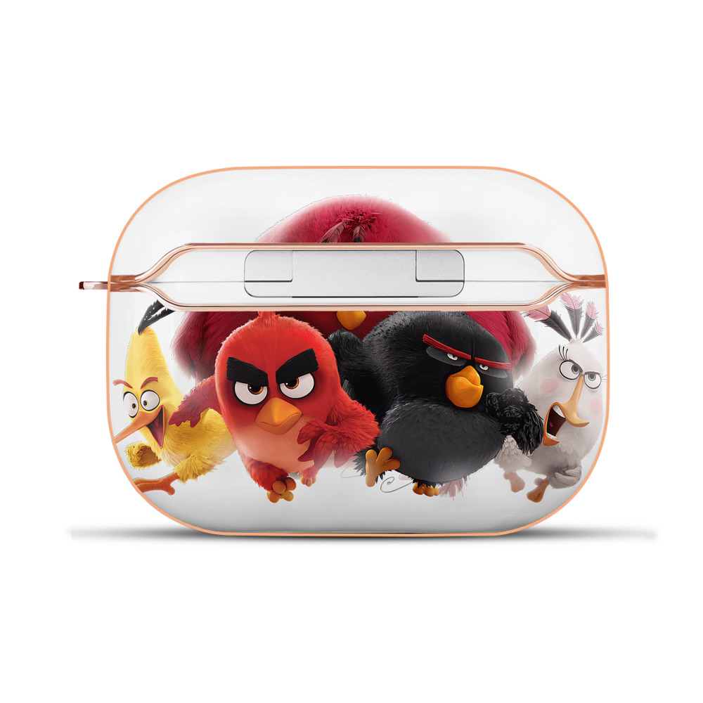 （画像用） Angry Birds アングリーバード 【AirPods Pro用】ハードシェル保護ケース｜耐衝撃・防指紋・カラビナ付き商品仕様
