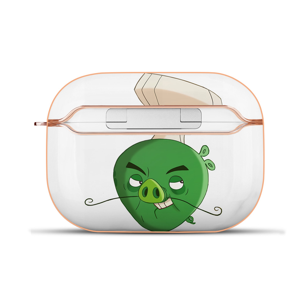 （画像用） Angry Birds アングリーバード 【AirPods Pro用】ハードシェル保護ケース｜耐衝撃・防指紋・カラビナ付き商品仕様
