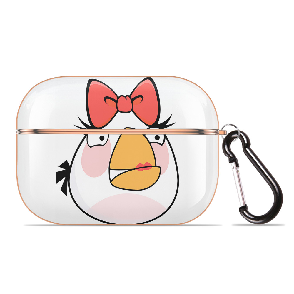 （画像用） Angry Birds アングリーバード 【AirPods Pro用】ハードシェル保護ケース｜耐衝撃・防指紋・カラビナ付き商品仕様