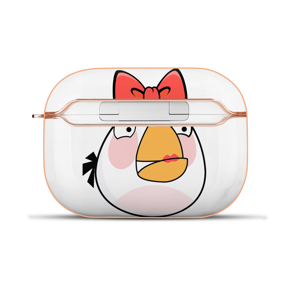 （画像用） Angry Birds アングリーバード 【AirPods Pro用】ハードシェル保護ケース｜耐衝撃・防指紋・カラビナ付き商品仕様