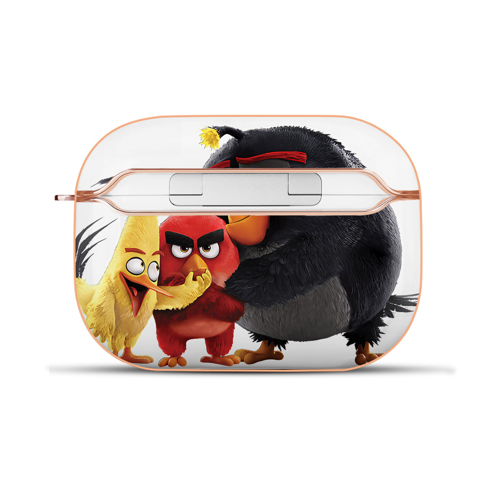 （画像用） Angry Birds アングリーバード 【AirPods Pro用】ハードシェル保護ケース｜耐衝撃・防指紋・カラビナ付き商品仕様