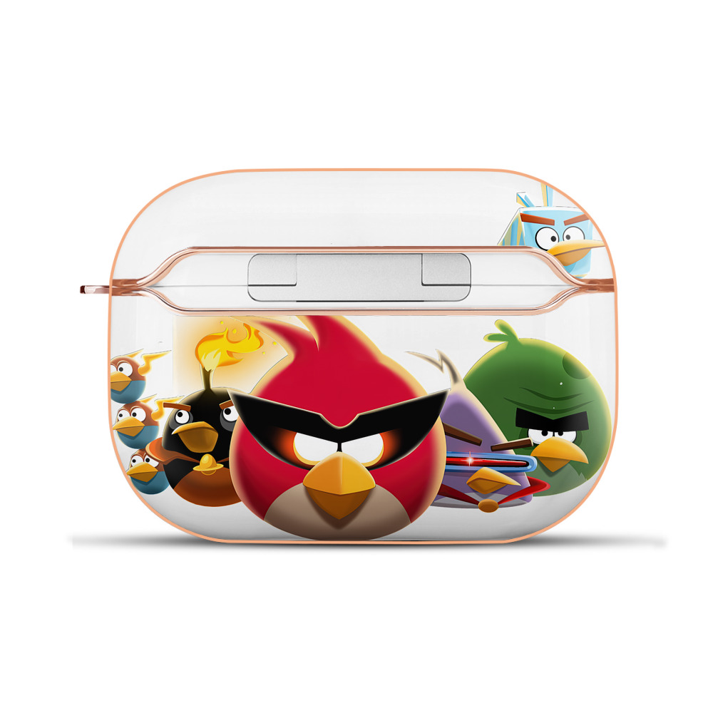 （画像用） Angry Birds アングリーバード 【AirPods Pro用】ハードシェル保護ケース｜耐衝撃・防指紋・カラビナ付き商品仕様
