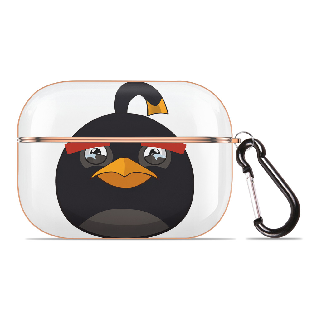 （画像用） Angry Birds アングリーバード 【AirPods Pro用】ハードシェル保護ケース｜耐衝撃・防指紋・カラビナ付き商品仕様