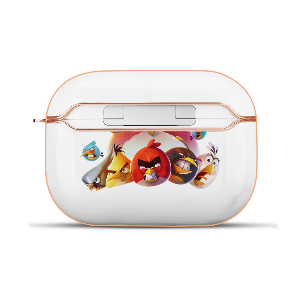 （画像用） Angry Birds アングリーバード 【AirPods Pro用】ハードシェル保護ケース｜耐衝撃・防指紋・カラビナ付き商品仕様