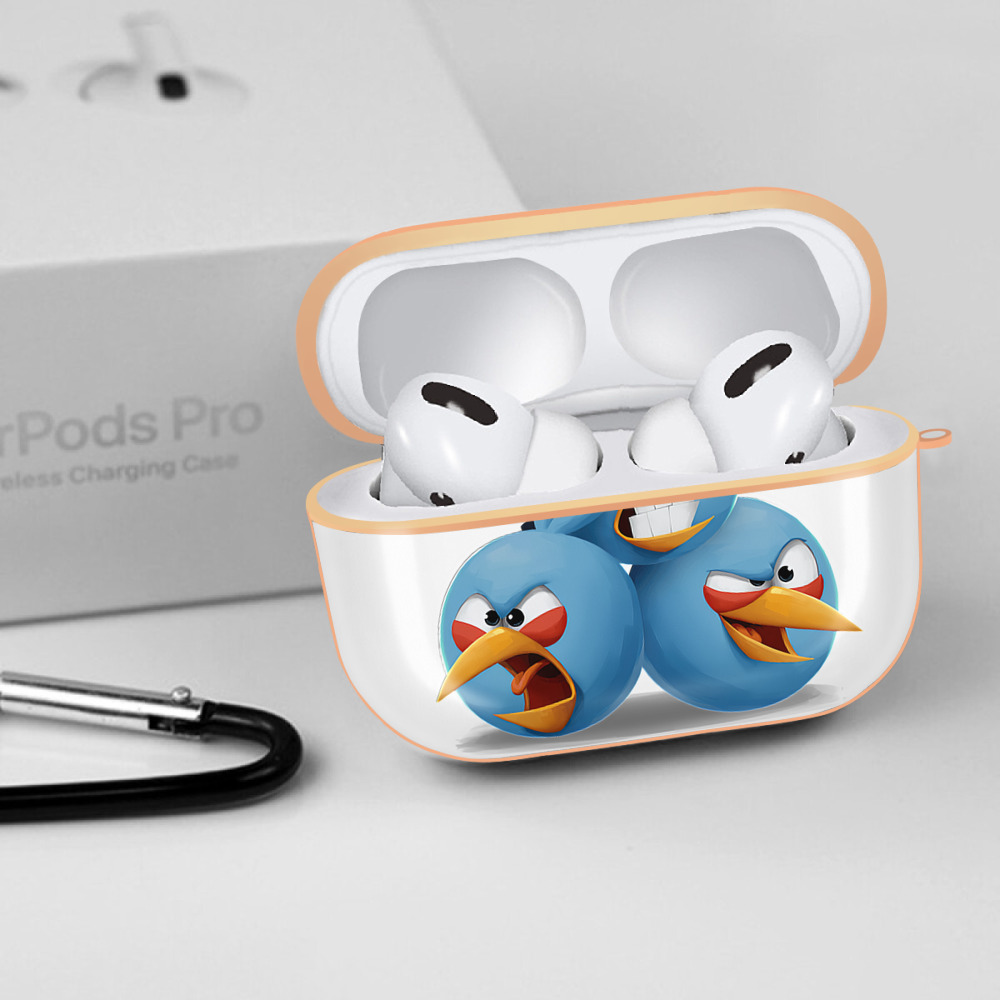 Angry Birds アングリーバード 【AirPods Pro用】ハードシェル保護ケース｜耐衝撃・防指紋・カラビナ付き商品仕様