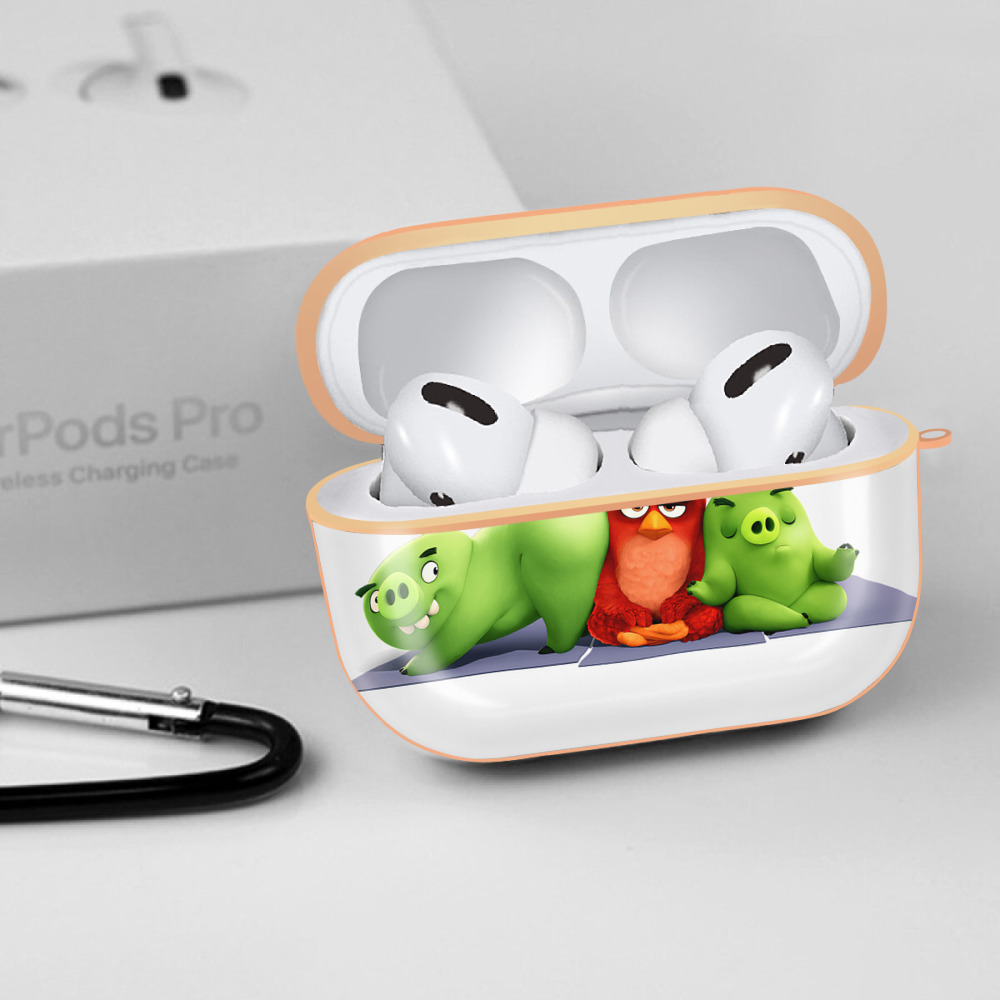 Angry Birds アングリーバード 【AirPods Pro用】ハードシェル保護ケース｜耐衝撃・防指紋・カラビナ付き商品仕様