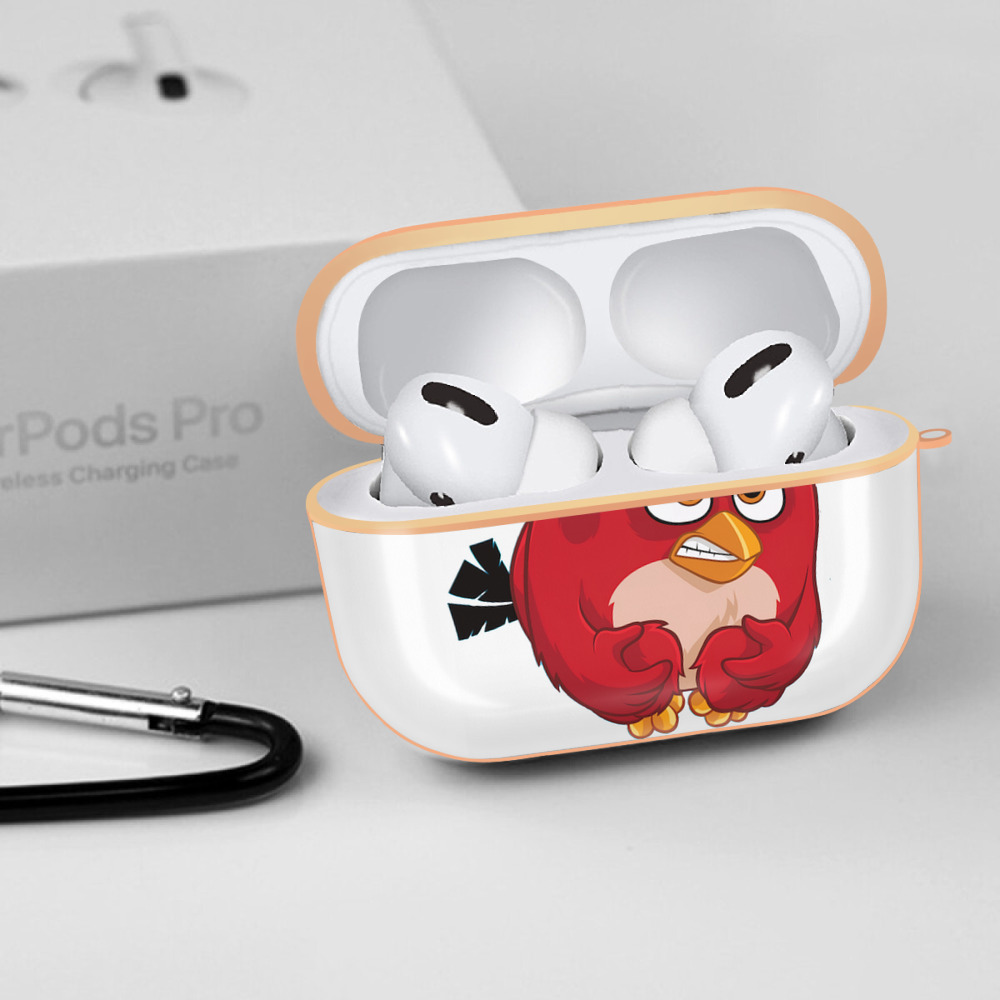 Angry Birds アングリーバード 【AirPods Pro用】ハードシェル保護ケース｜耐衝撃・防指紋・カラビナ付き商品仕様
