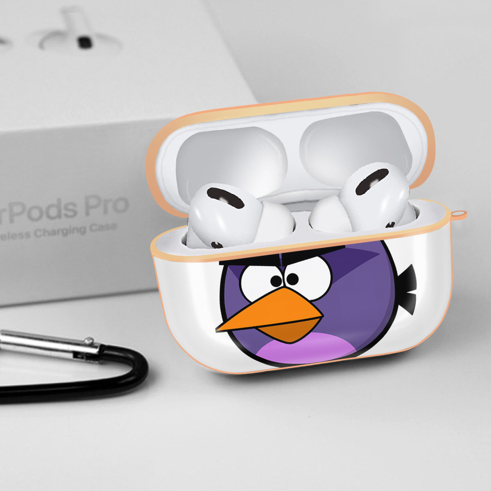 Angry Birds アングリーバード 【AirPods Pro用】ハードシェル保護ケース｜耐衝撃・防指紋・カラビナ付き商品仕様