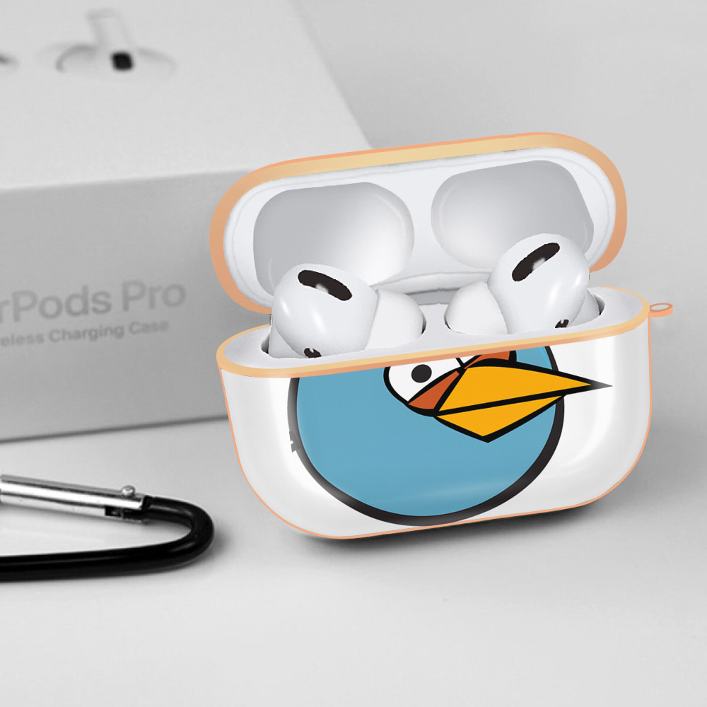 Angry Birds アングリーバード 【AirPods Pro用】ハードシェル保護ケース｜耐衝撃・防指紋・カラビナ付き商品仕様