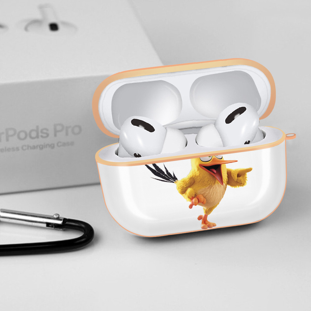 Angry Birds アングリーバード 【AirPods Pro用】ハードシェル保護ケース｜耐衝撃・防指紋・カラビナ付き商品仕様
