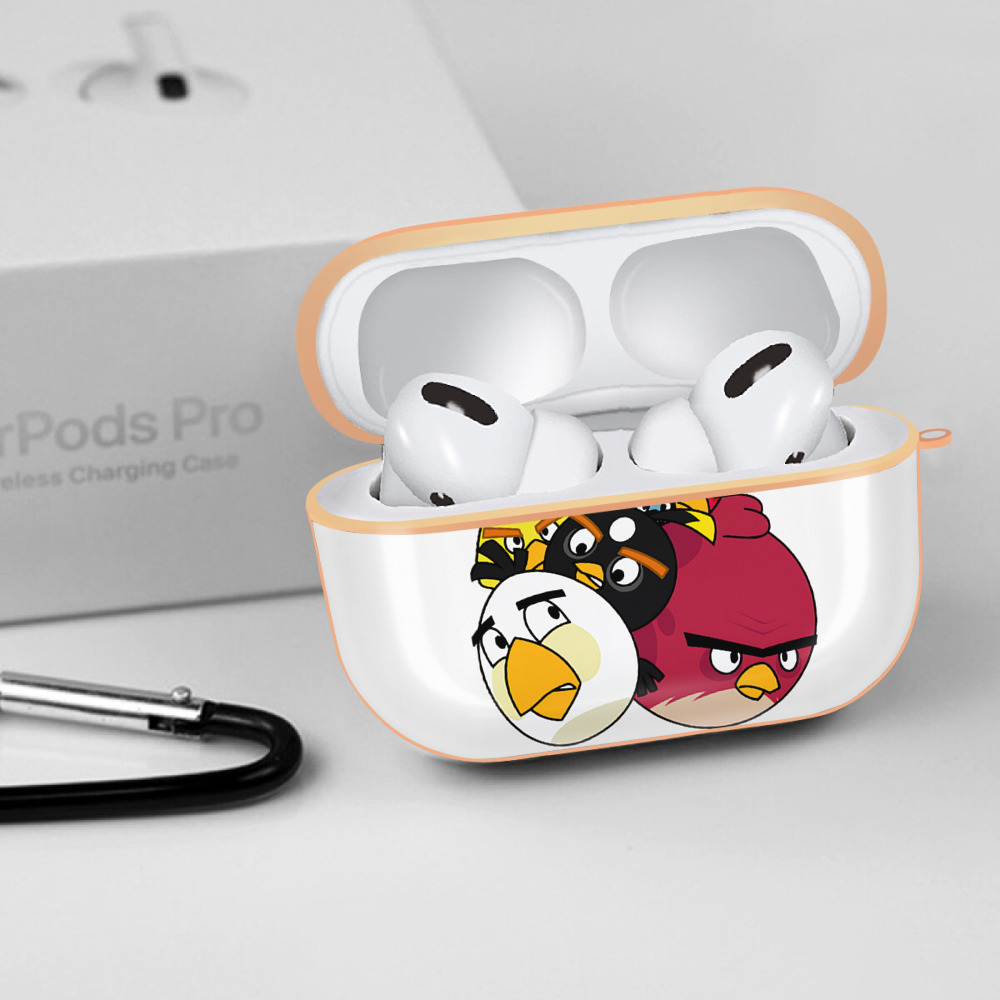 Angry Birds アングリーバード 【AirPods Pro用】ハードシェル保護ケース｜耐衝撃・防指紋・カラビナ付き商品仕様