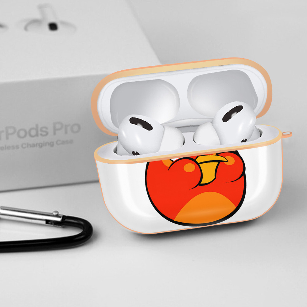 Angry Birds アングリーバード 【AirPods Pro用】ハードシェル保護ケース｜耐衝撃・防指紋・カラビナ付き商品仕様