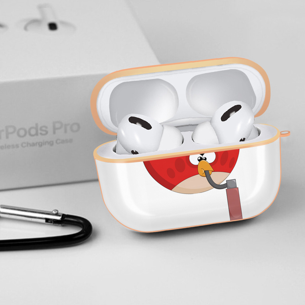 Angry Birds アングリーバード 【AirPods Pro用】ハードシェル保護ケース｜耐衝撃・防指紋・カラビナ付き商品仕様