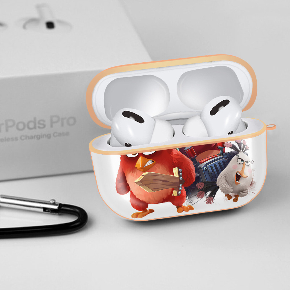 Angry Birds アングリーバード 【AirPods Pro用】ハードシェル保護ケース｜耐衝撃・防指紋・カラビナ付き商品仕様