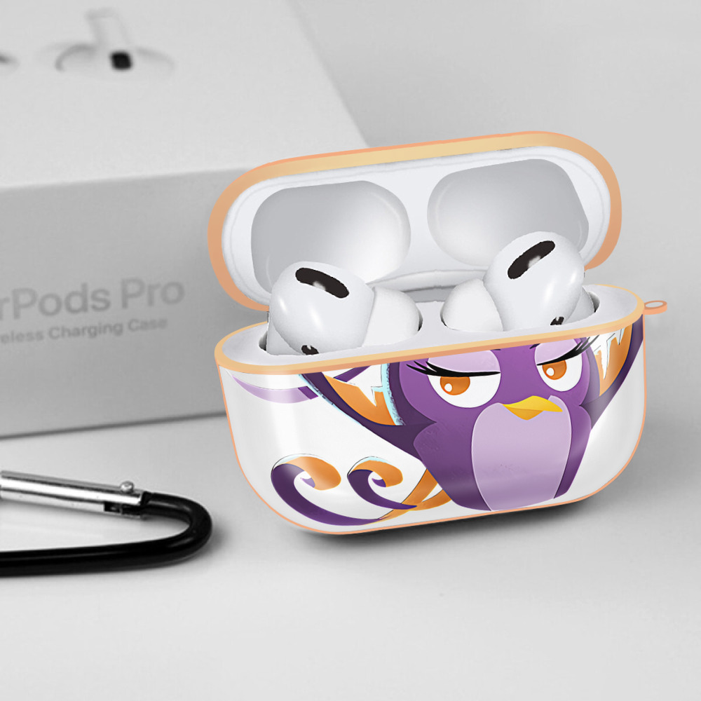 Angry Birds アングリーバード 【AirPods Pro用】ハードシェル保護ケース｜耐衝撃・防指紋・カラビナ付き商品仕様