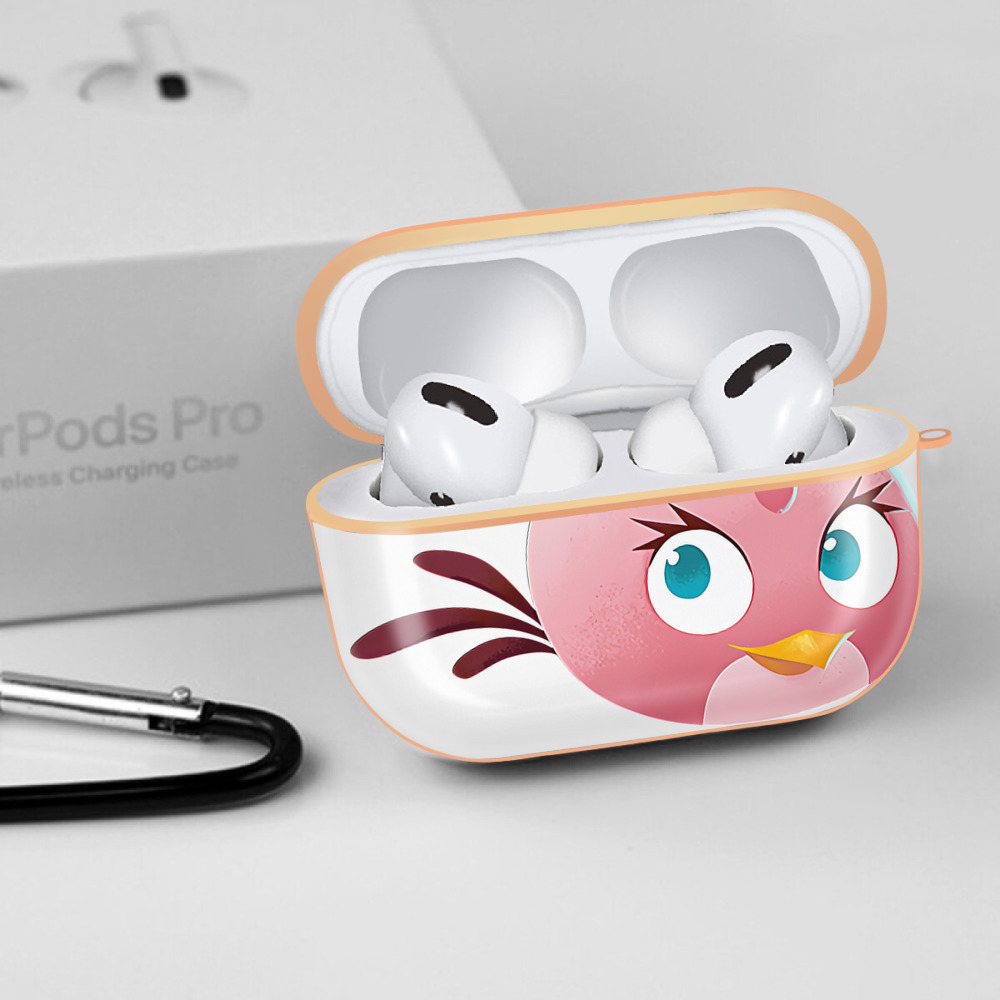 Angry Birds アングリーバード 【AirPods Pro用】ハードシェル保護ケース｜耐衝撃・防指紋・カラビナ付き商品仕様