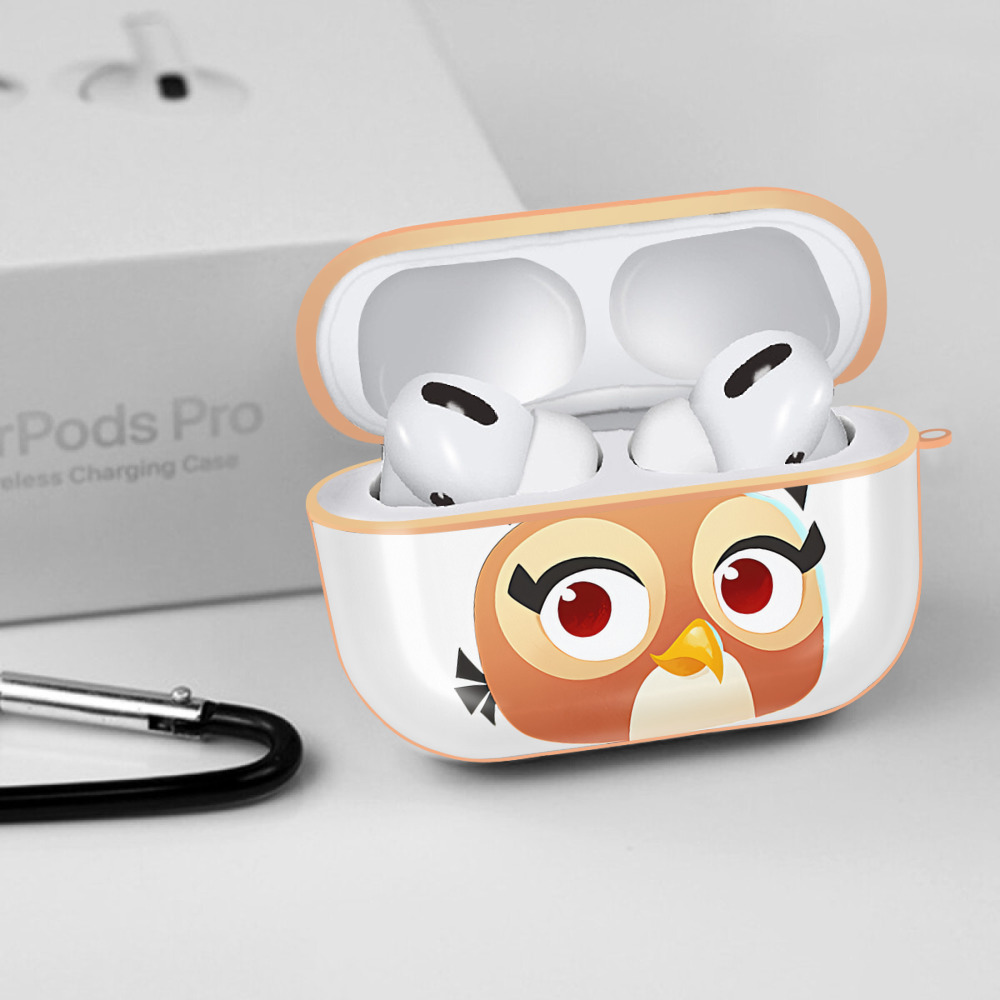 Angry Birds アングリーバード 【AirPods Pro用】ハードシェル保護ケース｜耐衝撃・防指紋・カラビナ付き商品仕様