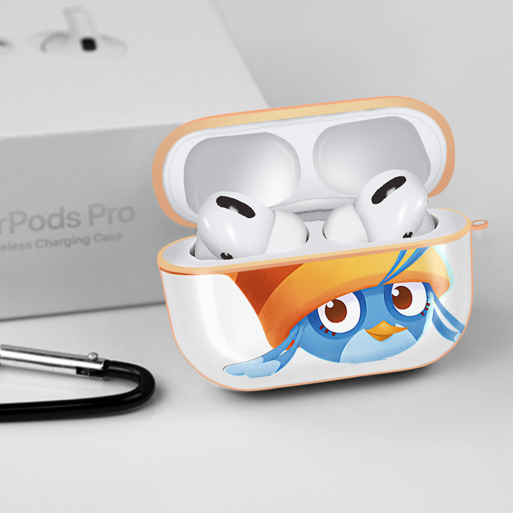Angry Birds アングリーバード 【AirPods Pro用】ハードシェル保護ケース｜耐衝撃・防指紋・カラビナ付き商品仕様