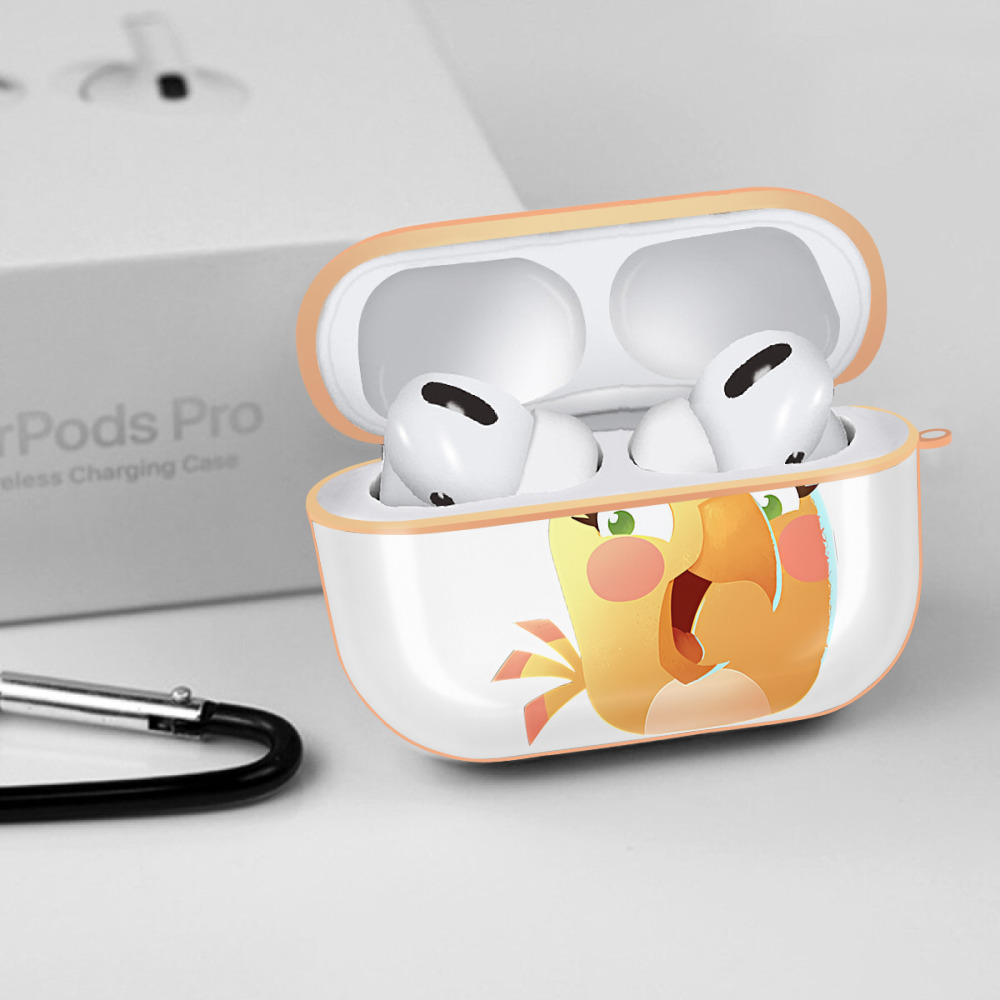 Angry Birds アングリーバード 【AirPods Pro用】ハードシェル保護ケース｜耐衝撃・防指紋・カラビナ付き商品仕様