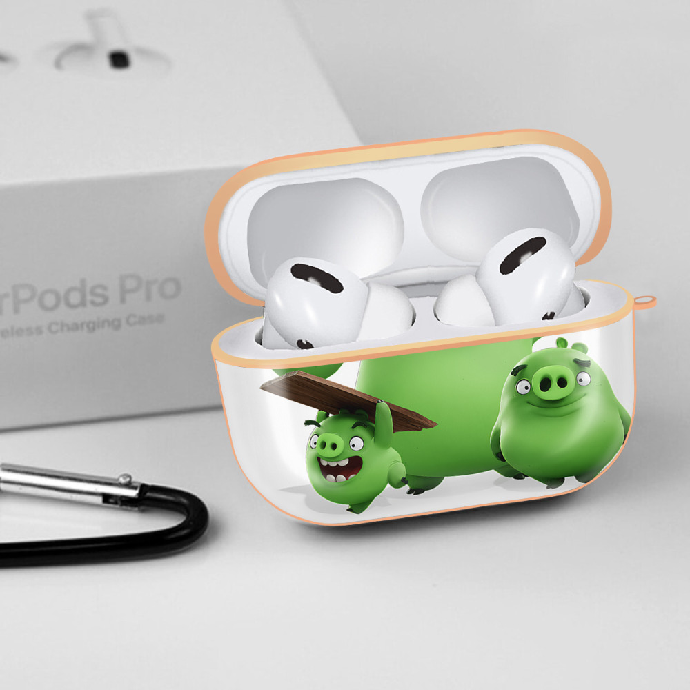 Angry Birds アングリーバード 【AirPods Pro用】ハードシェル保護ケース｜耐衝撃・防指紋・カラビナ付き商品仕様