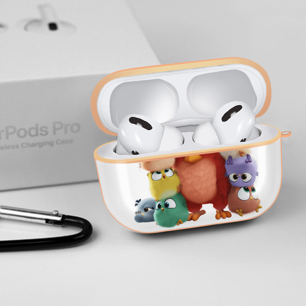 Angry Birds アングリーバード 【AirPods Pro用】ハードシェル保護ケース｜耐衝撃・防指紋・カラビナ付き商品仕様