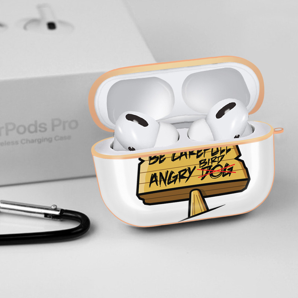 Angry Birds アングリーバード 【AirPods Pro用】ハードシェル保護ケース｜耐衝撃・防指紋・カラビナ付き商品仕様