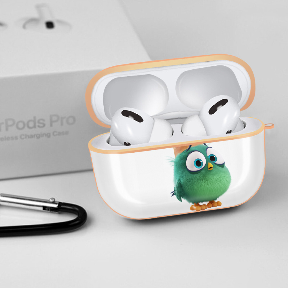 Angry Birds アングリーバード 【AirPods Pro用】ハードシェル保護ケース｜耐衝撃・防指紋・カラビナ付き商品仕様